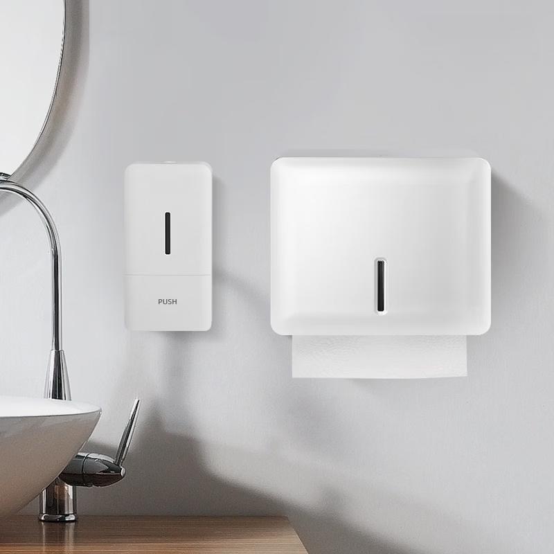 TLXT Wall-Mounted Manual Press Foam Soap Dispenser