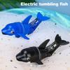 Electric Powered Electric Dolphin Toy Cartoon Design Water Playing Toy  Bathroom Play