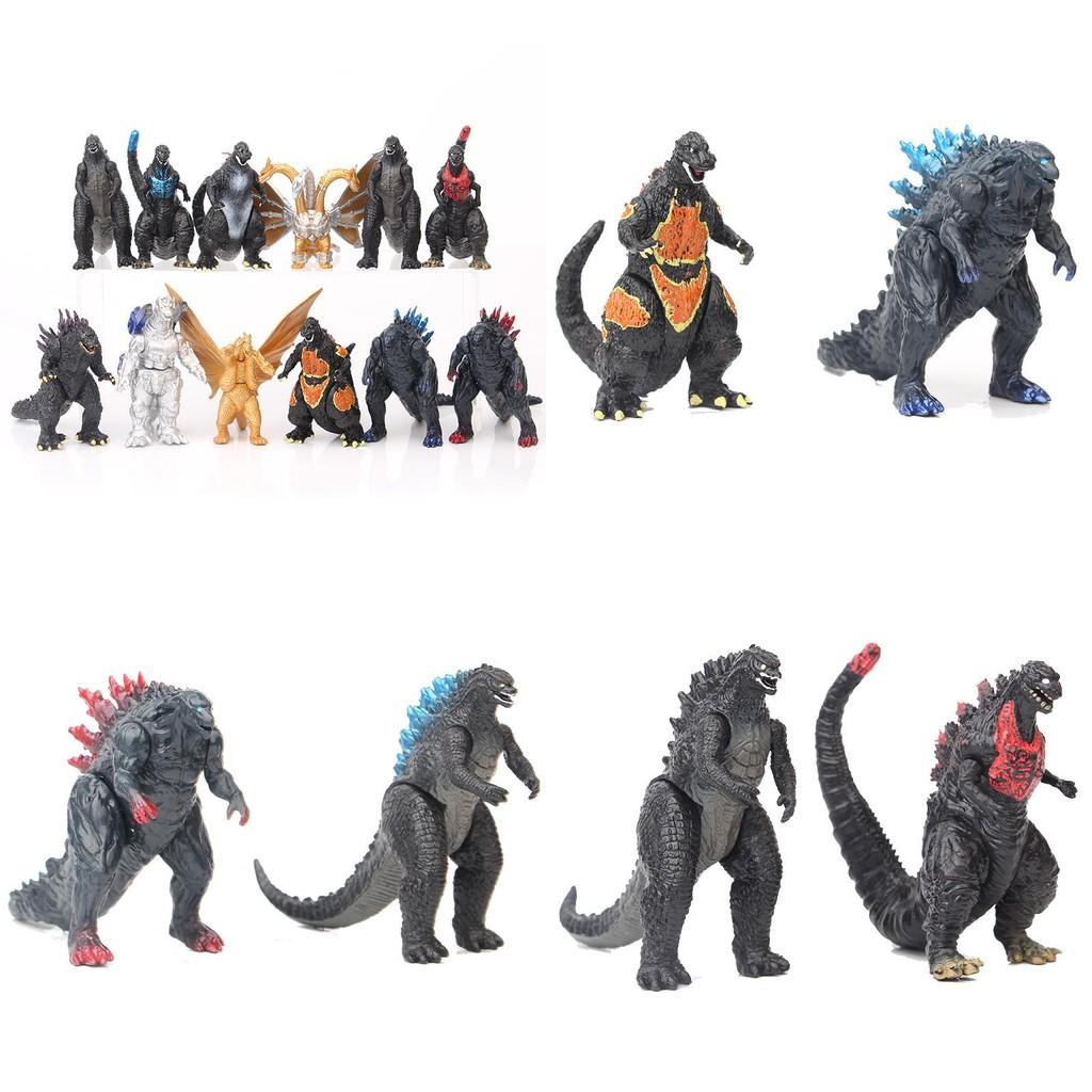 Unique Godzilla Figurine Set Featuring 12 Colors And Designs Pvc Collectible Toys