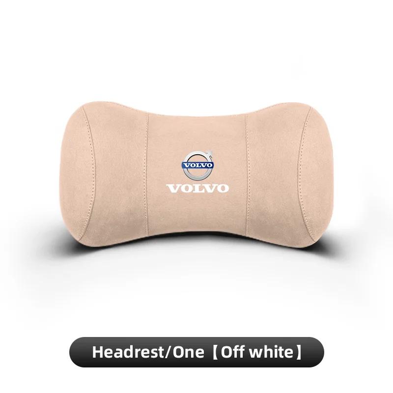 2026 Hot For Volvo Steering Covers Car Neck Pillow Waist Support Auto Seat Headrest For Volvo Xc60 Xc90 V40 V60 S60 XC40 V50 V90