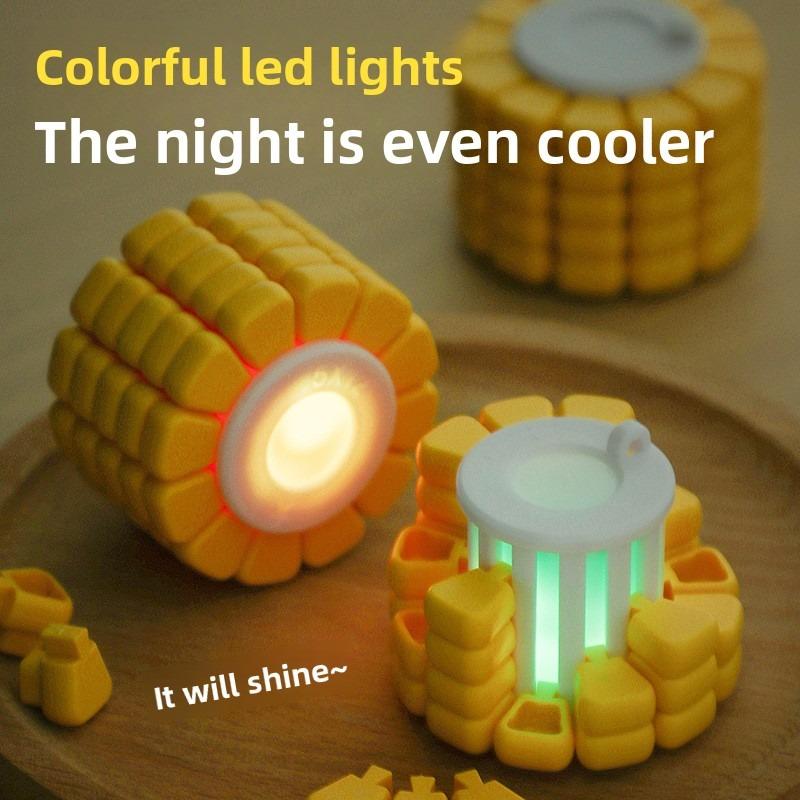 Kids 3D Printing Corn Magic Cube Stress Relieving Toys Tetris Jigsaw Puzzle Originality Becrypt Brain Burning Developmental Toys