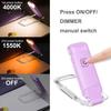 Mini Light Reading Clip Light LED Small Night Light USB Charging Adjustable Brightness Eye Protection Portable