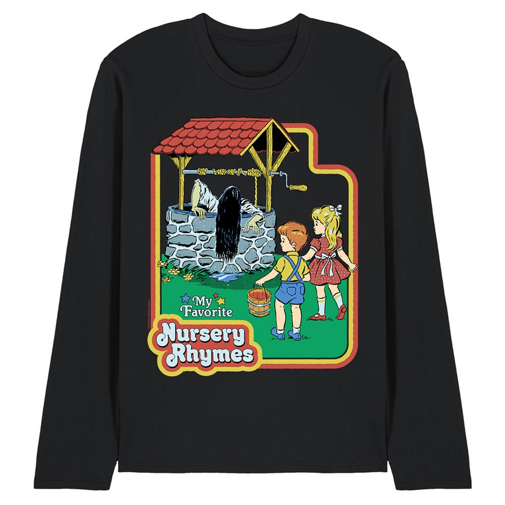 Steven Rhodes Unisex Adult Nursery Rhymes Long-Sleeved T-Shirt