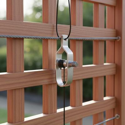 Tirafilo per Installazione Filo Spinato Fibbia in Acciaio Fissaggio 2mm 3mm per Recinzione Agricola e Supporto Vite da Uva per Serra