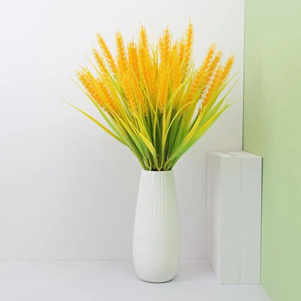 Flower Decoration Artificial Wheat Ears Gold Golden Wheat Bouquet Table Decorations