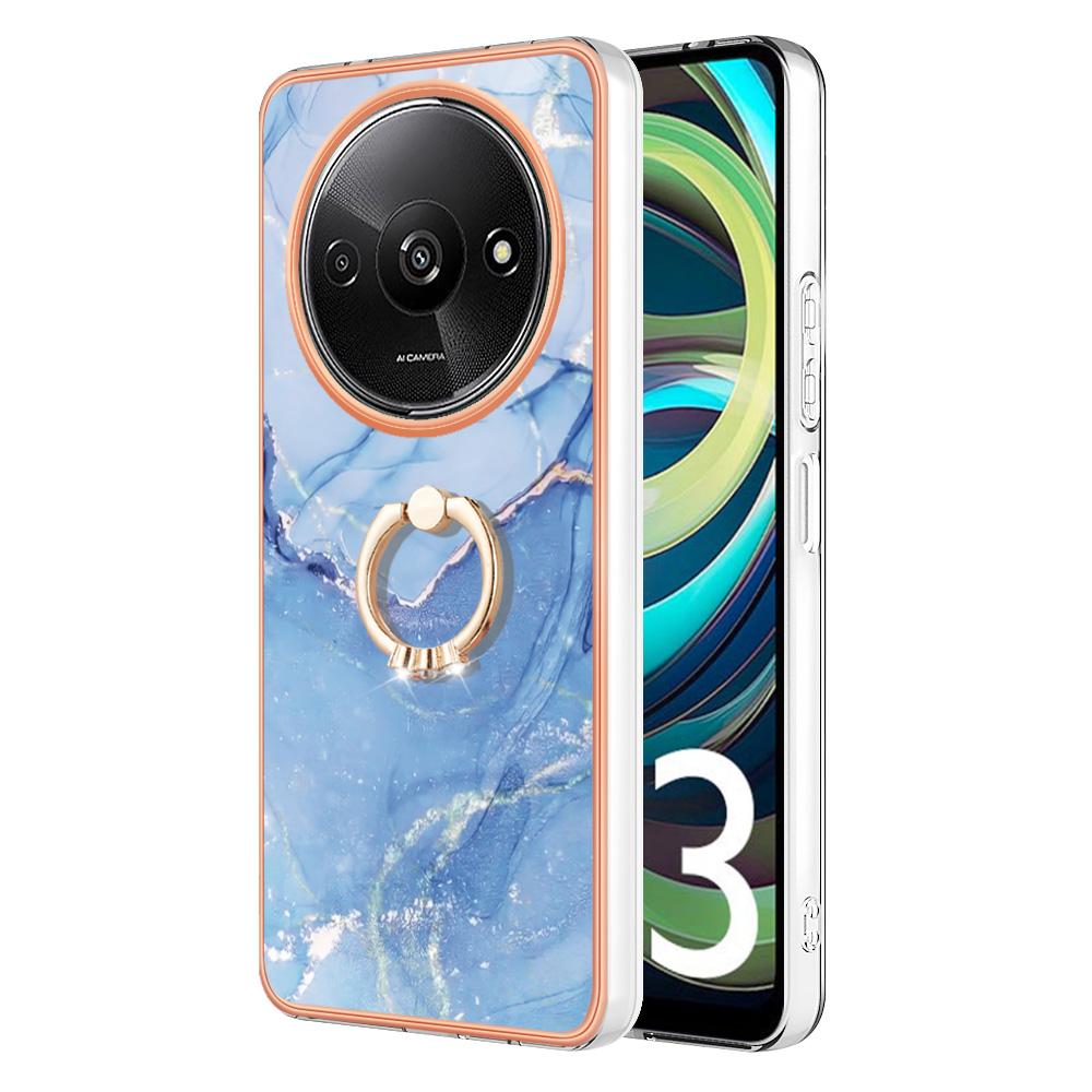 YB IMD Series-17 Style-E For Xiaomi Redmi A3/Poco C61 4G Slim Case 2.0mm Kickstand TPU Phone Cover