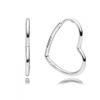 Pandora Heart Hoop Earring  297822