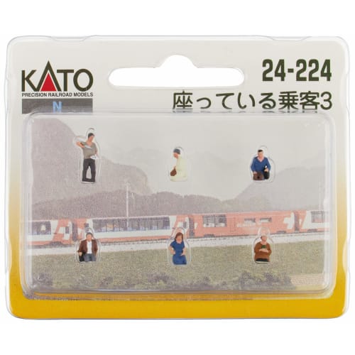 

KATO N Gauge Seated Passenger 3 24-224 Diorama Supplies