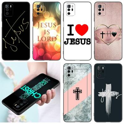 Pouzdro na telefon s veršem Ježíš Pro Xiaomi Redmi Note 7 8 9 10 Lite 11 11E 11T 12 Pro 11S 4G 10T 5G 8T 9S 10S Měkký TPU Černý kryt