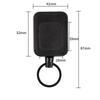 Anti-theft Retractable Keychain Belt Clip ID Badge Holder Durable Easy-to-pull Buckle  ID Cards