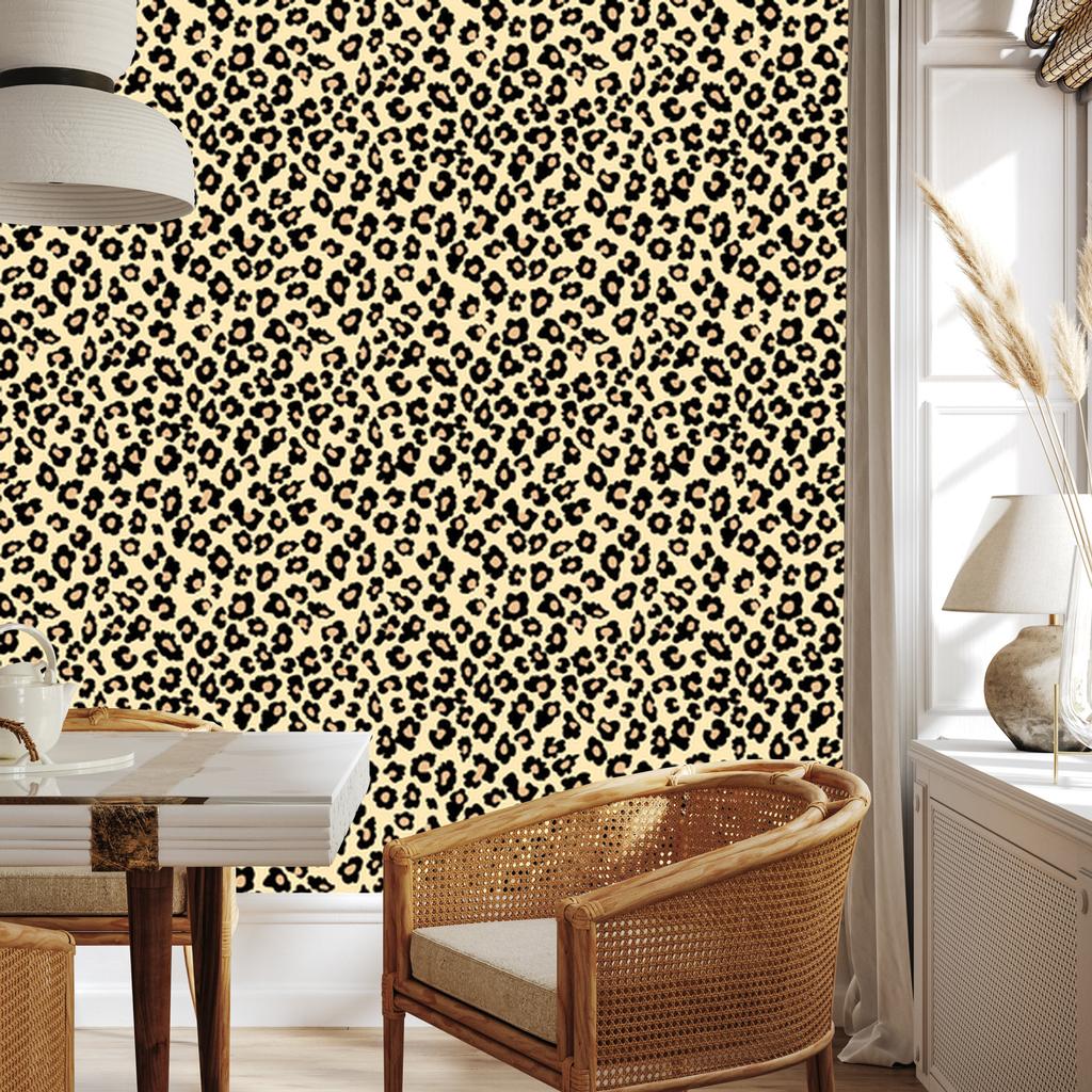 Animal Skin Wallpaper Brown, Beige, Cream and Ochre 50x1000