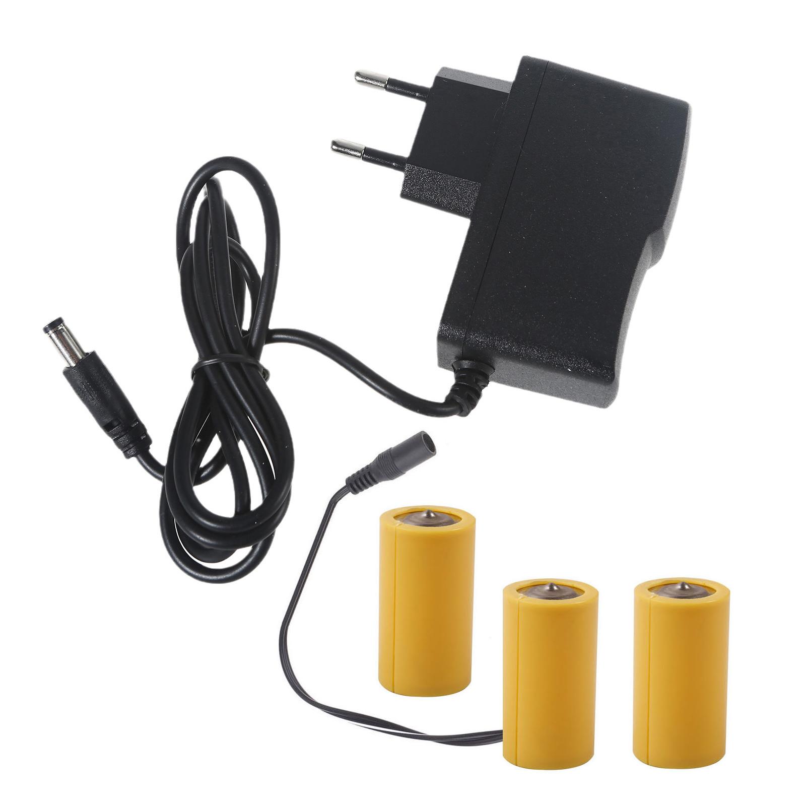 

LR14 C Battery Eliminators Cable Converter Adapter Power Supply Elimination Line to Replace 3pcs 1.5V LR14 C Battery 1