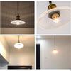 Glass LED Pendant Nordic Adjustable No Installation Retro E26 Brass Bronze Ceiling Light Transparent Ceiling Light, Style, Cord, Required, Design,