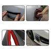 Universal Carbon Fiber Pattern Front Bumper Lip Fins Canards Splitters Body Diffuser