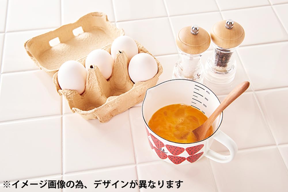 Toyohoro Plune Enamel Measuring Cup, Lemon, Small, MC-608