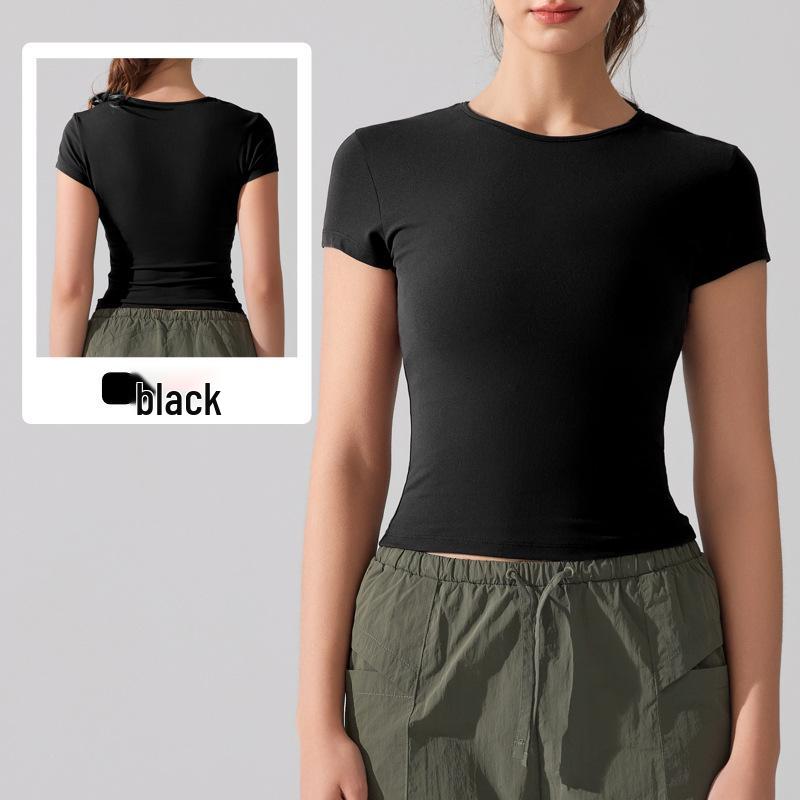 

Spring/Autumn Women s Lightweight Casual Slim Fit Yoga Sports T-Shirt M