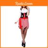 Stylish Caribbean Pirate Cosplay Costume For Women With Eye-catching Skirt Set