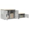 Storage Cabinet 2 pcs Concrete Grey 108 x 41 x 40 cm