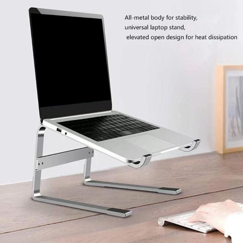 Aluminium Alloy Laptop Holder Stand Portable Foldable Desktop Bracket Support Stand For Tablet Laptop Desktop Holder