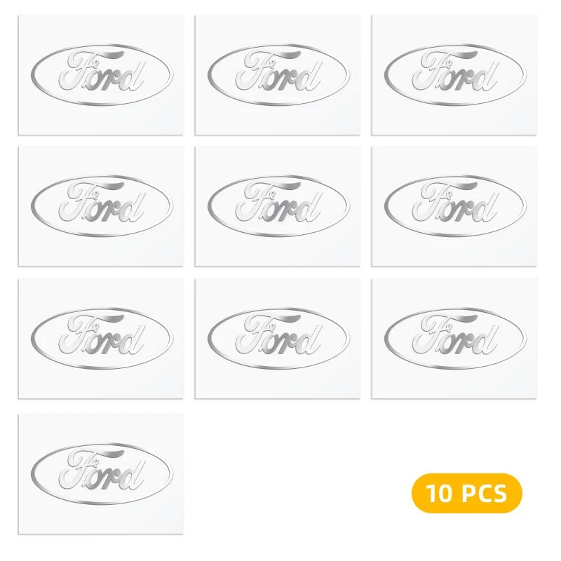 Gorąca metalowa naklejka z emblematem 3D Dekoracja wnętrza samochodu Naklejki stylizacyjne Do Ford Focus 2 3 Mondeo Fiesta Kuga Ranger Escort Excape Ta