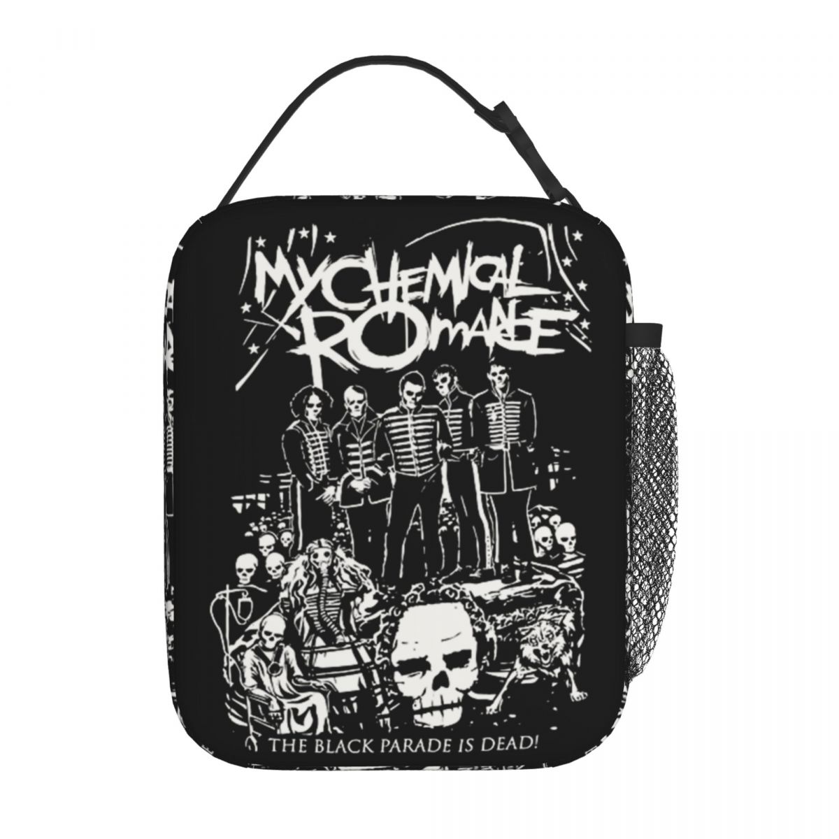 My Chemical Romance The Black Parade Insulated Lunch Bags Thermal Meal Container Lunch Box Tote Food Storage Bags College Travel One Size