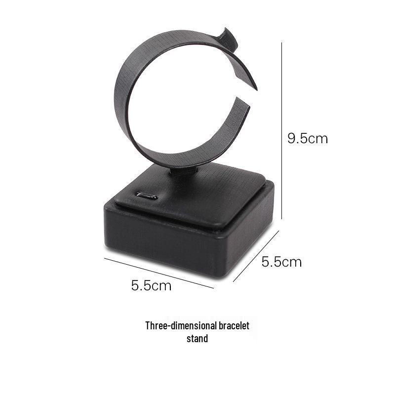 Black Jewelry Display Stand for Pendants, Necklaces, Bracelets, and Jade.