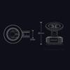 Z25 Car Phone Holder Vacuum Suction & Foldable Magnetic Phone Mount Universal Dashboard Cell Phone Stand for iPhone