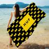 W-WU-TANG Mode Microvezel Strandlaken Absorberend Sneldrogend Zacht Yoga Zwemmen Resort Bergbeklimmen Handdoek