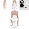 Stunning Danganronpa Junko Enoshima Cosplay Wig With Cute Bear And Bunny Hairclips