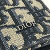 Dior Logo Oblique 6-reihig 6P Schlüssel Schlüsseletui Canvas / Leder Marineblau