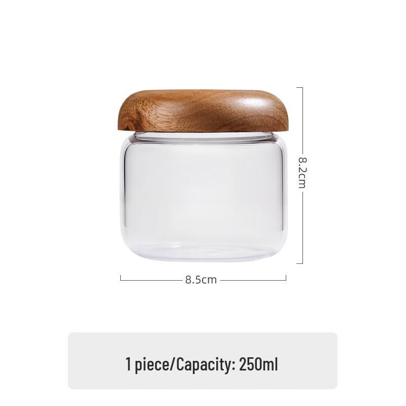 

ZISIZ Glass Storage Jars with Screw Lids