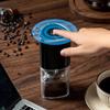 USB Rechargeable Portable Coffee Grinder Stainless Steel Ceramic Burr Grinder Adjustable Coarse Fine Grinding Travel Camping Use