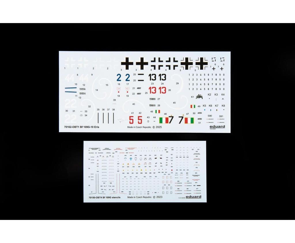 Eduard 1/72 Profipack Bf109G-10 Erla Factory Plastic Model Kit EDU70162 (Airplane)