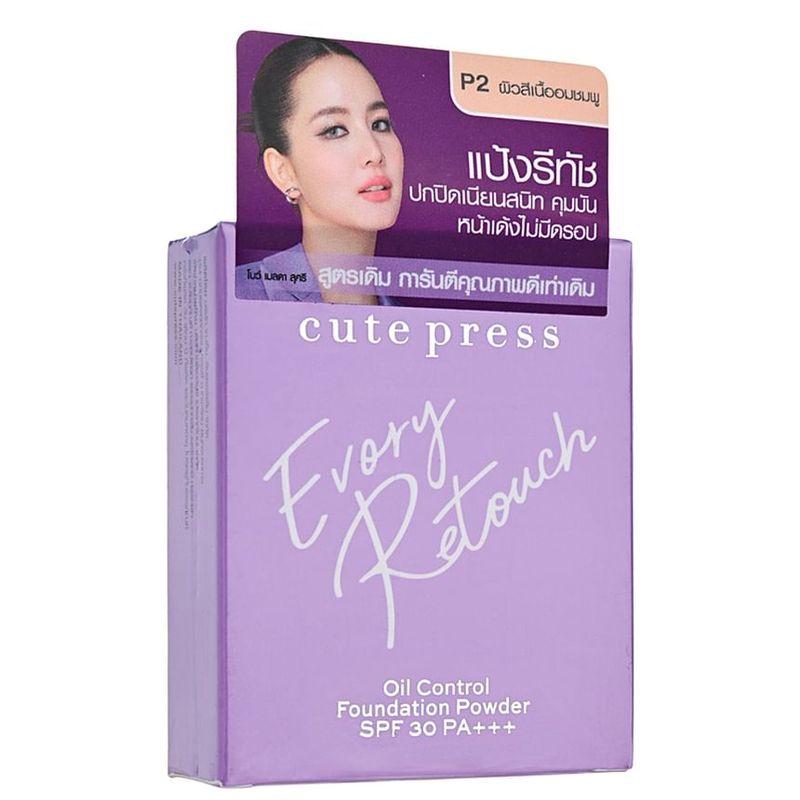 Cute Press - Evory Retouch Oil Control Foundation Powder SPF 30 PA +++