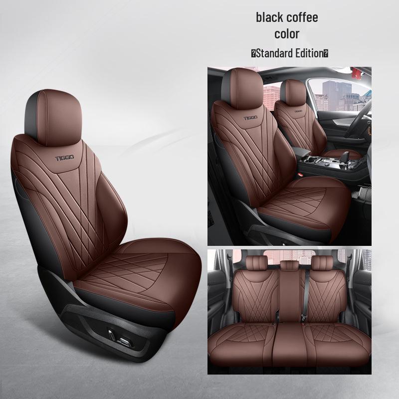 New Model Full Leather Car Seat Cushion for Tiggo 8PLUS/PRO - All-Season Comfort