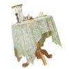 Wedding Ready Lace Tablecloth Intricated Mesh Design Lightweight Fade Resistant Polyester Fabric For Party Decorations
