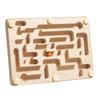 Pädagogisches Holz Labyrinth Brettspiel Laufkugel Labyrinth für Kleinkinder Verbessert Hand-Auge-Koordination Räumliches Kognitives Geschick