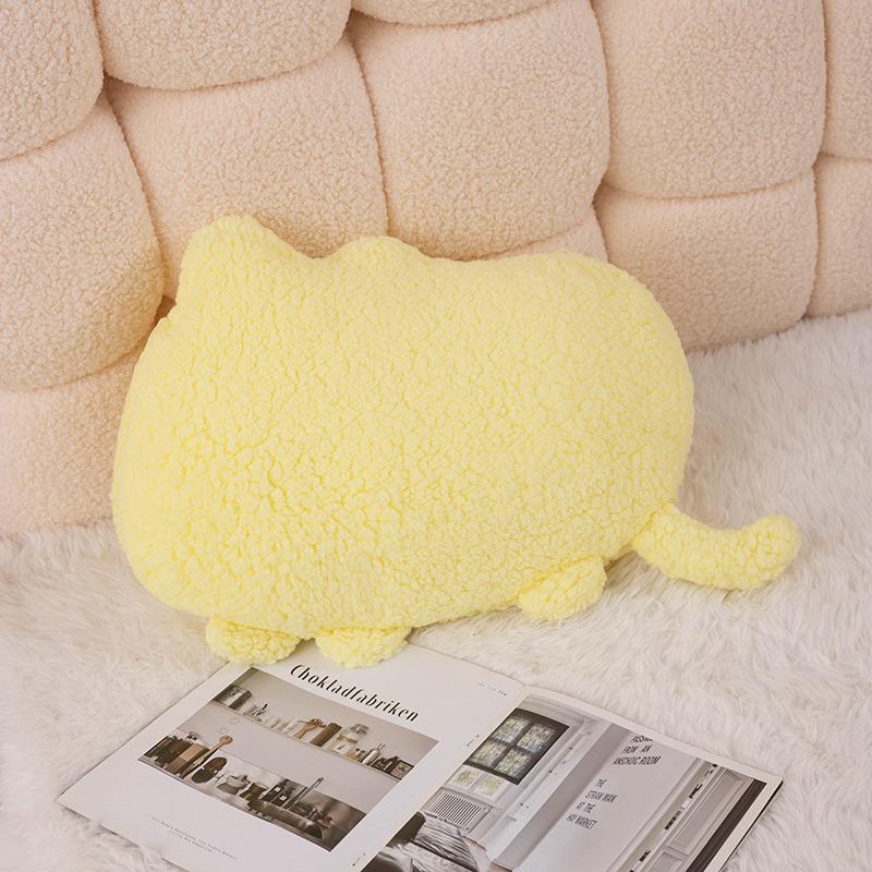 

Girl heart pink cat throw pillow plush toy doll cat back doll home sofa pillow doll 50*33cm（0.45kg）