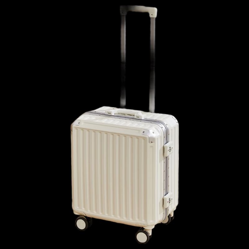 OEING Aluminum Frame Carry-on Spinner Suitcase