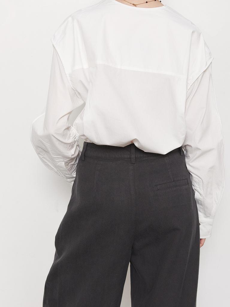 RAYHER Cotton Lyocell Tuck Slacks[2Colors]