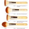 Jessup Marke 25 stücke Schönheit Bambus Professionelle Make-Up Pinsel Set Make-up Pinsel Tools kit Foundation Puder Rouge Eye Shader