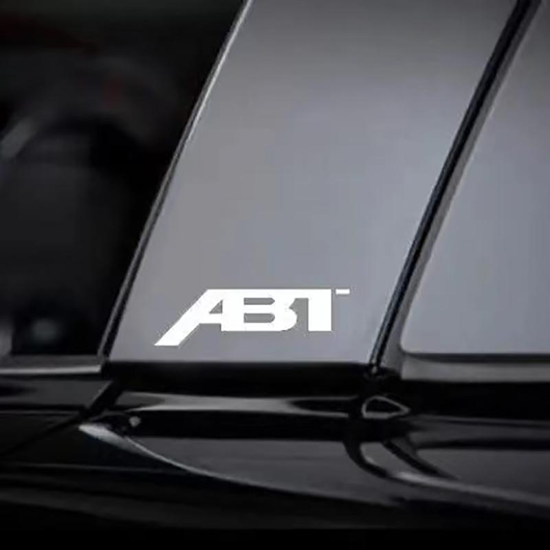 Pentru VW 2 buc Insignă Caroserie Mașină Stiker Decal Stâlp B Portbagaj Emblema R Pentru Volkswagen R Polo T5 Golf 5 MK6 7 8 Passat b6 b7 GTD GTI