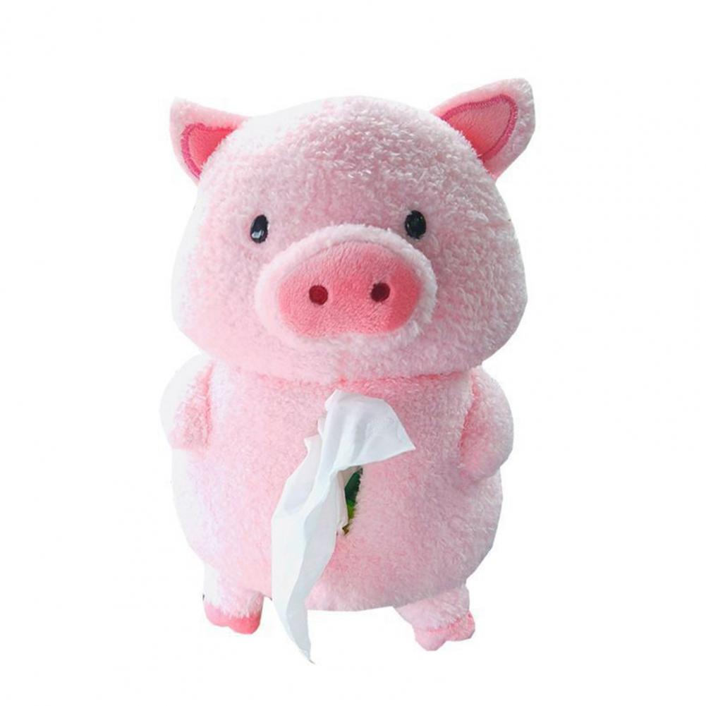 

Автомобільна коробка для серветок. Чарівна тварина у формі плюшу. Милий порося. Автомобільна коробка. Підвісна паперова коробка. Тримач для серветок. Автоаксесуари. рожевий