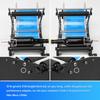 ZONESUN ZS-50W Manual Round Bottle Adhesive Sticker Label Applicator For Plastic Wine Bottle Packing Labeling Machine