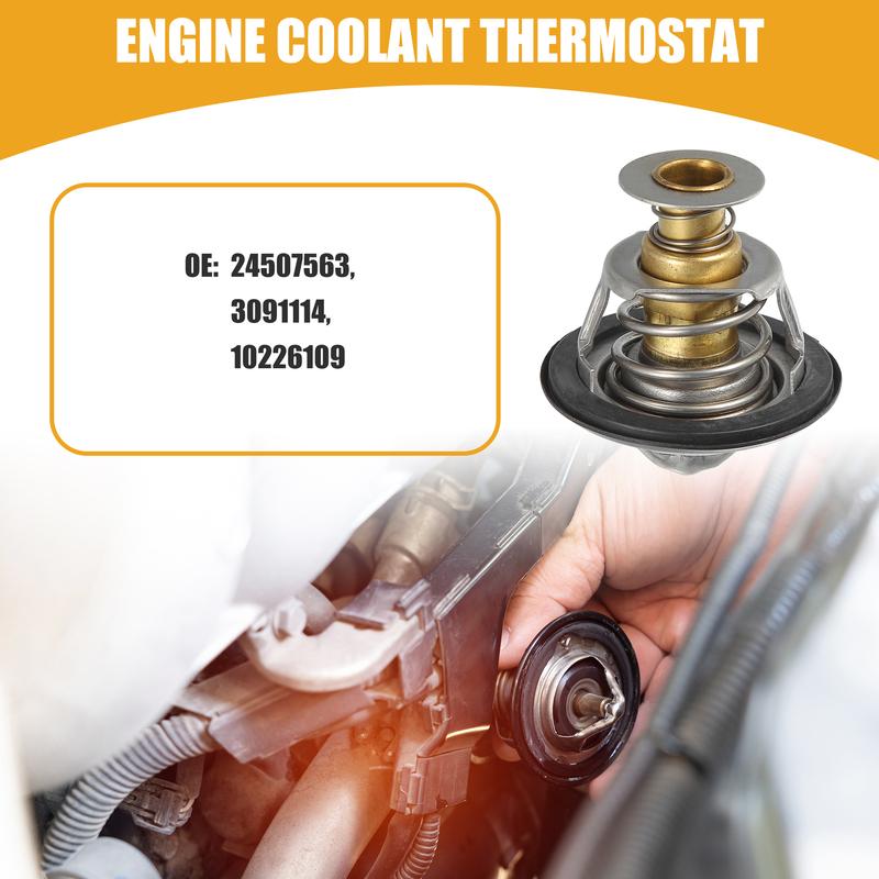 X Autohaux Car Engine Coolant Thermostat Housing 24507563/3091114/10226109 for Buick for Chevrolet 2500 for Oldsmobile 1987-2009