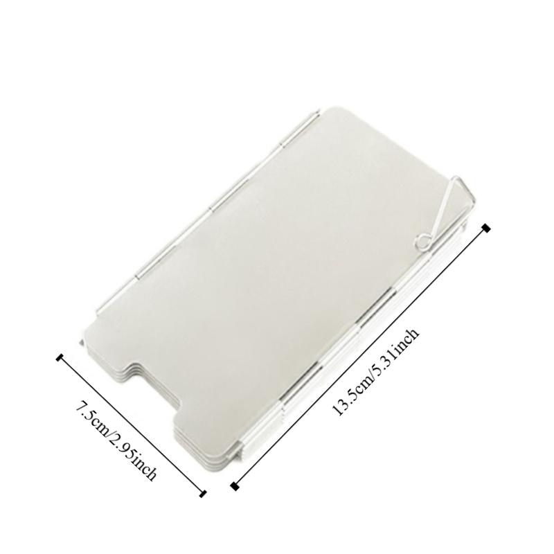 Foldable Camping Cooking Wind Shield Aluminum Camping Equipment Camp Stove Windshield  Travel