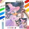 Daisy Duck Flower Garden Handmade Diy Oil Painting Digital Painting Kit Home Living Room Entrance Decoration Hanging Painting