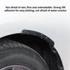 No-drill Adhesive Wheel Arch Bumper Strip Car Rubber Bumper Strip PVC Anti-scratch Automotive Exterior Trim Strip 2Pcs Universal