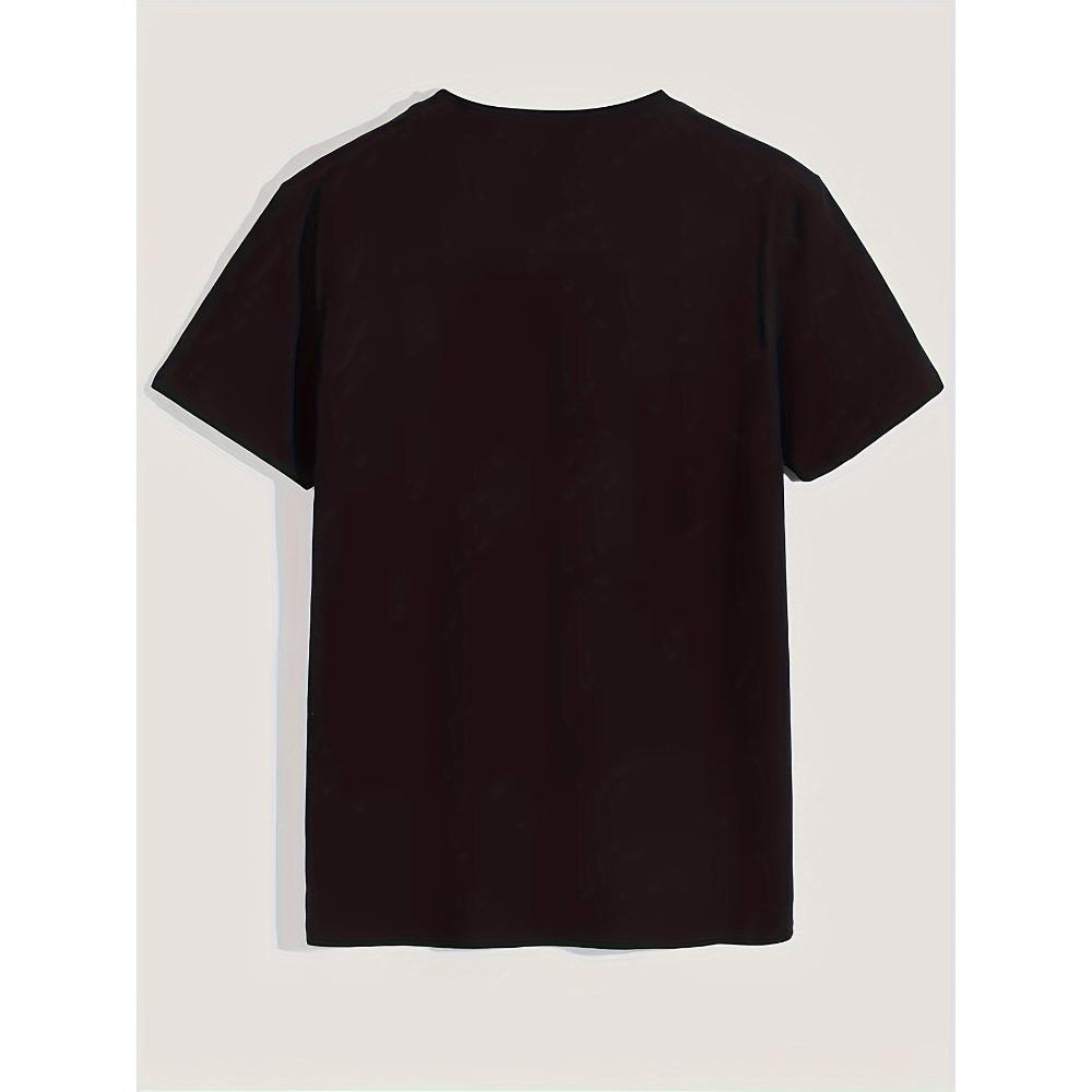 European sizes Men's Summer Short-Sleeve Print T-Shirt - Soft, Breathable, Comfortable for Casual Wear