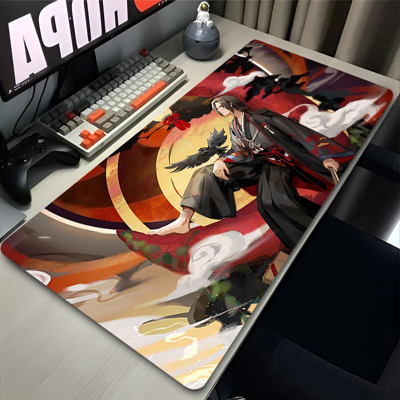Giappone Cool Anime Tappetino Mouse Laptop Luna Rossa Tappeto Tastiera Gaming XL N-narutoS Mousepad PC I-itachi Gamer U-uchiha Armadio Tappetino Scrivania
